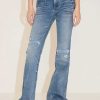 Jeans | Miss Sixty Vintage Distressed Bootcut-Jeans Dunkelblau