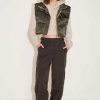 Hosen Und Overalls | Miss Sixty Angel Collection Bestickte Vintage-Cargohose Verde Militare