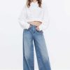 Jeans | Miss Sixty Nft Capsule Jeans Mit Weitem Bein Und Cartoon-Grafik Hellblau