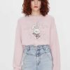 Pullover | Miss Sixty Perlenbestickter Pullover Mit Rundhalsausschnitt Baby Pink