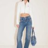 Jeans | Miss Sixty Vintage-Slim-Fit-Schlagjeans Mit V-Formiger Taille Mittelblau