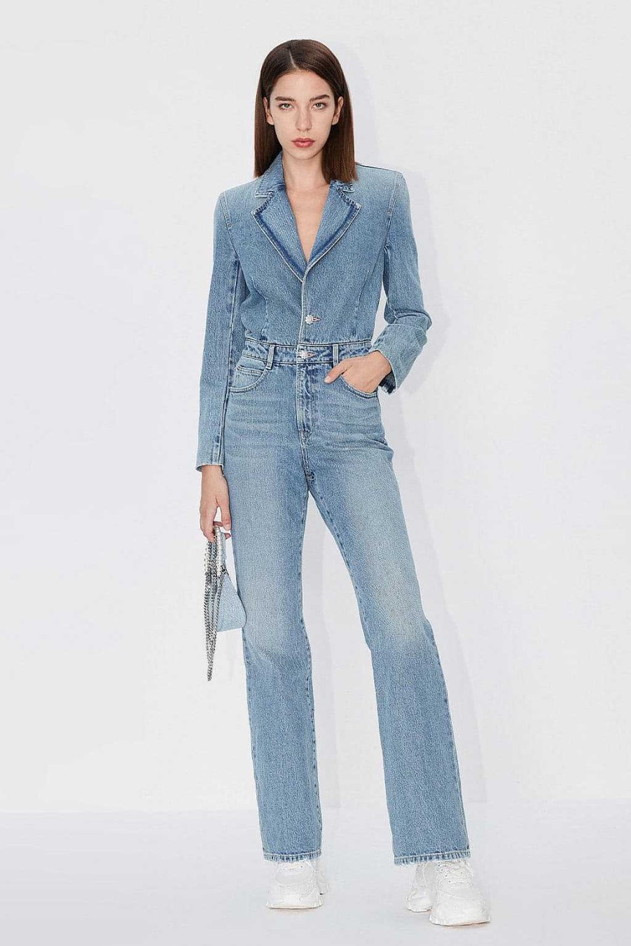 Jeans | Miss Sixty Vintage Jeans-Jumpsuit Hellblau