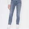 Jeans | Miss Sixty Stretch-Slim-Jeans Mit Hoher Taille Mittelblau