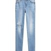 Jeans | Miss Sixty Stylische Slim-Fit-Jeans Mit Rissen Hellblau