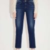 Jeans | Miss Sixty Dunkelblaue Stretch-Jeans Aus Kaschmirmischung Mit Hoher Taille Tiefes Blau