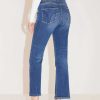 Jeans | Miss Sixty Zerrissene, Ausgestellte Jeans Mit Hoher Taille Dunkelblau