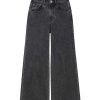 Jeans | Miss Sixty Lassige, Gerade Geschnittene Vintage-Jeans In Schwarz Und Grau Schwarzer Nebel