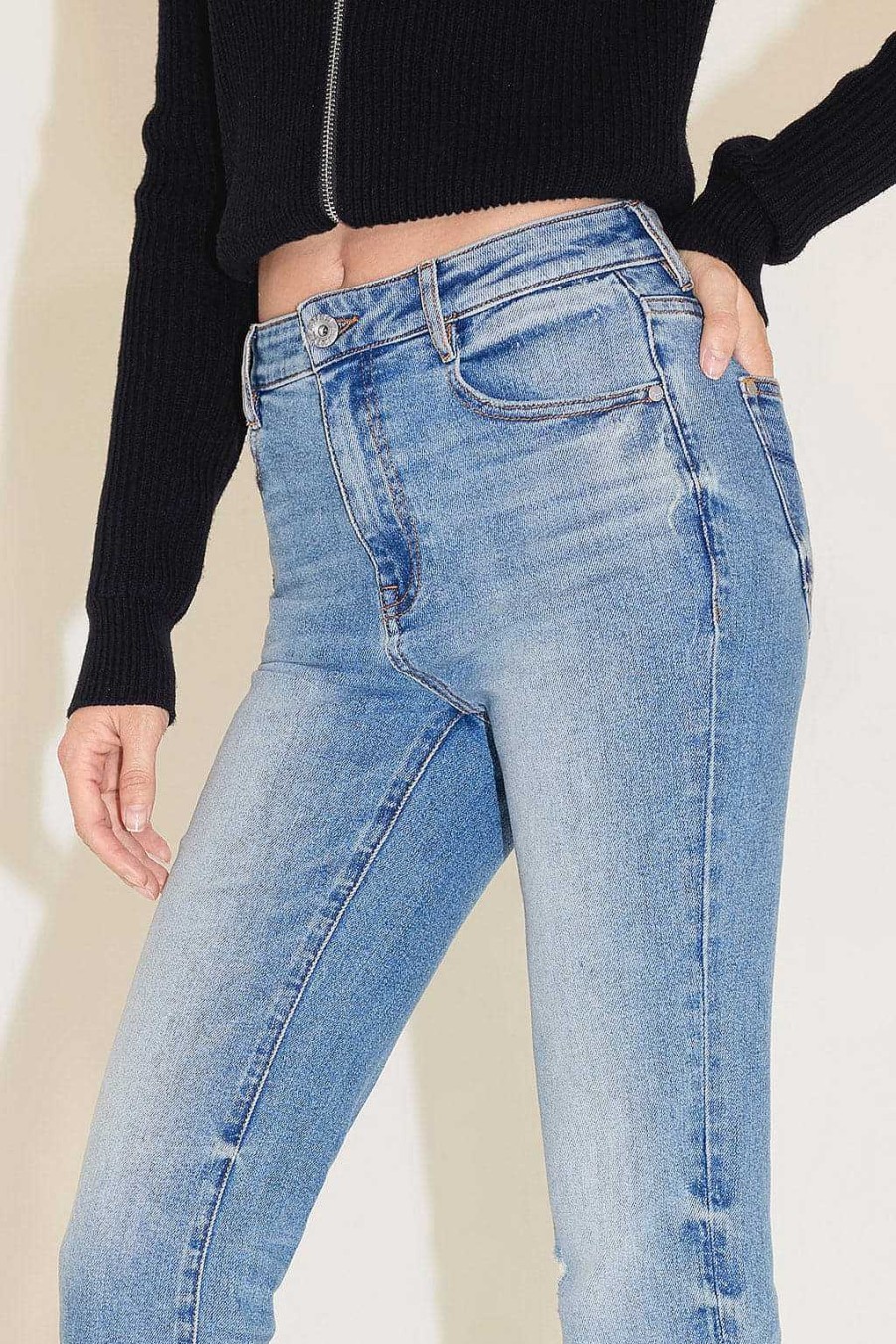 Jeans | Miss Sixty Vintage Schlagjeans Mittelblau