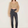 Jeans | Miss Sixty Slim-Fit-Jeans Mit Hoher Taille Schwarzer Nebel