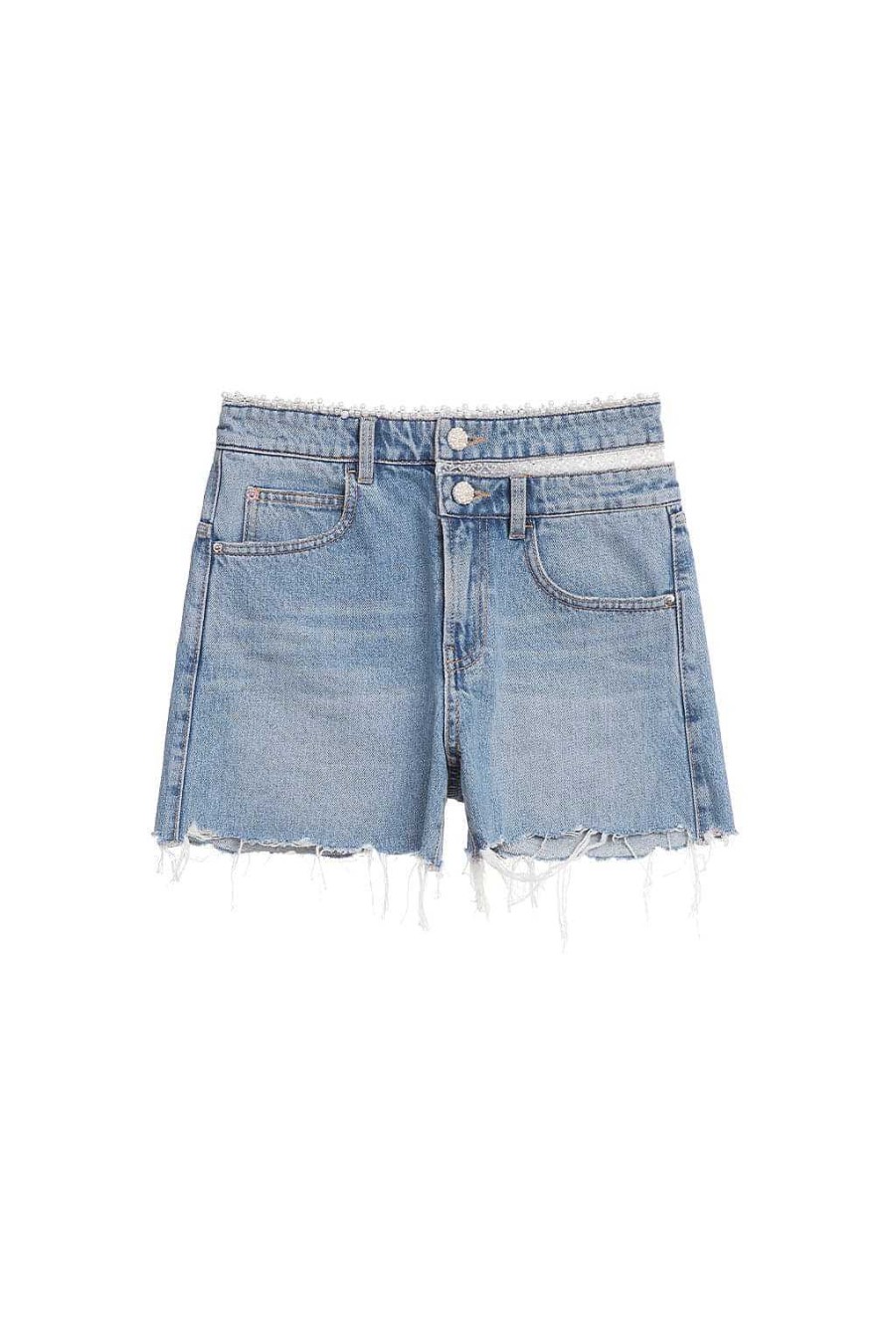 Kurze Hose | Miss Sixty Stylische Jeansshorts Hellblau