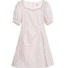 Kleider | Miss Sixty Kleid Mit V-Ausschnitt Und Laternenarmeln Baby Pink