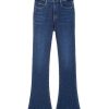 Jeans | Miss Sixty Vintage Dunkelblaue Schlagjeans Mit Schmetterlingsstickerei Tiefes Blau