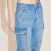 Jeans | Miss Sixty Vintage-Cargo-Jeans Mittelblau