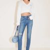 Jeans | Miss Sixty E Slim-Fit-Jeans Mit Rissen Dunkelblau