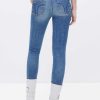 Jeans | Miss Sixty Jeans Mit Hoher Taille Und Dehnbarer Hanfmischung Mittelblau