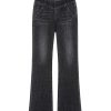 Jeans | Miss Sixty Leicht Ausgestellte Jeans Mit Hoher Taille Schwarzer Nebel