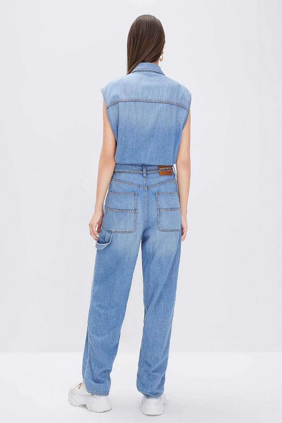 Hosen Und Overalls | Miss Sixty Dunner Denim-Overall Hellblau