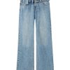 Jeans | Miss Sixty Bootcut-Jeans Im Cargo-Stil Mit Abnehmbarem Gurtel Hellblau