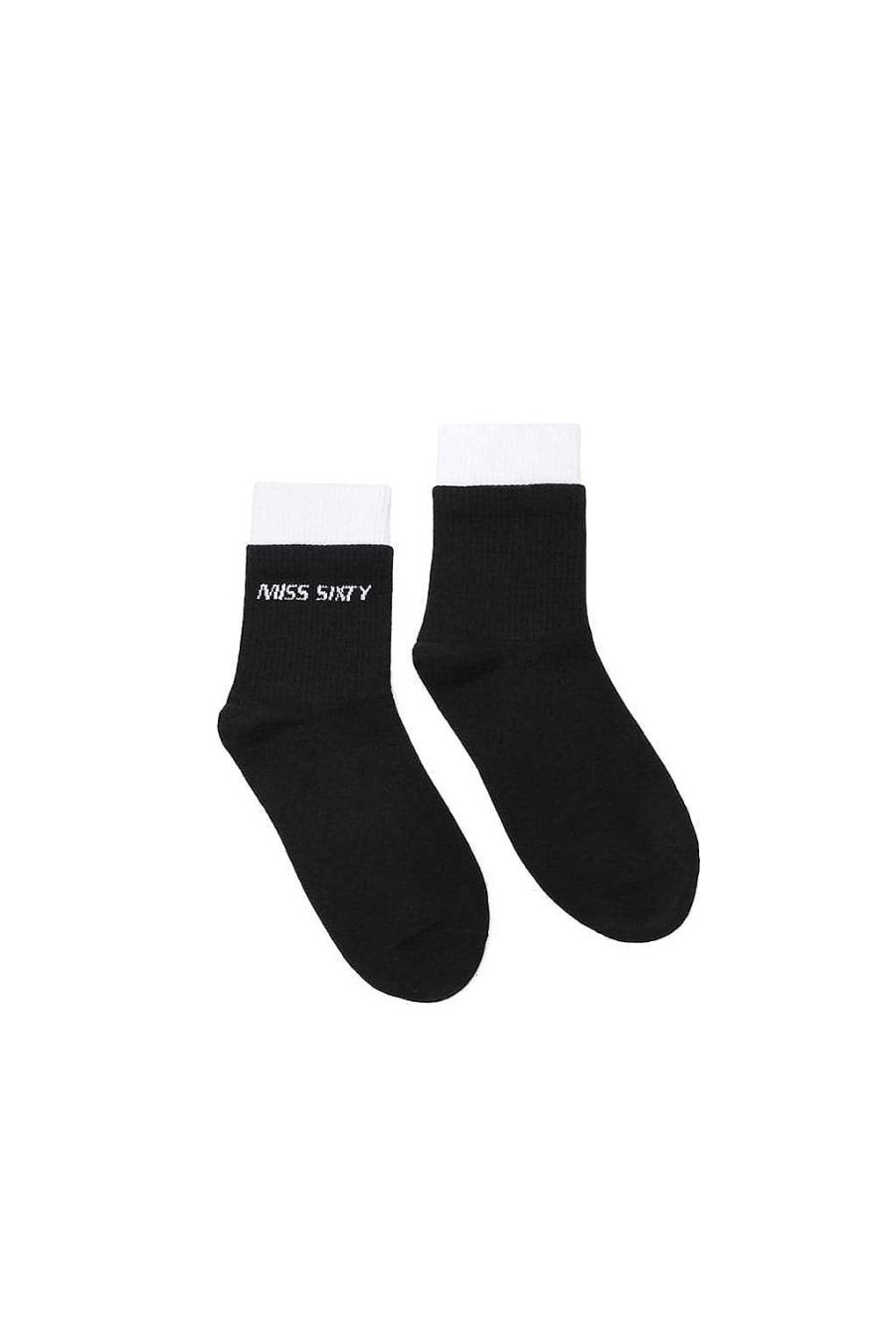 Zubehor | Miss Sixty Elastische, Leichte Sportsocken Aus Baumwolle Schwarz