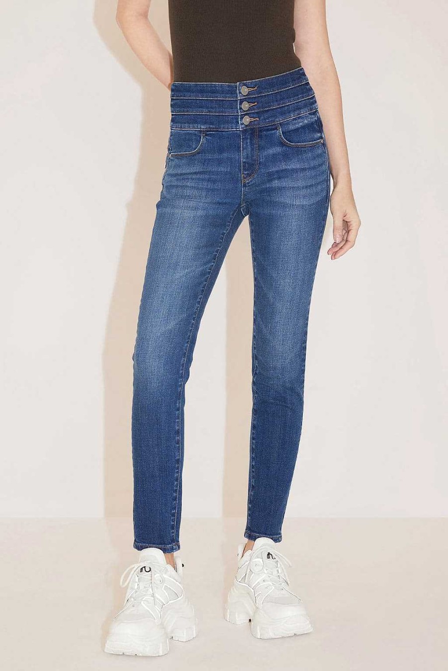 Jeans | Miss Sixty E Jeans Mit Hoher Taille Dunkelblau