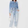 Oberteile | Miss Sixty Vintage Jeanshemd Mit Goldenen Knopfen Mittelblau