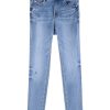 Jeans | Miss Sixty Blaue, Dehnbare Rohrenjeans Mittelblau