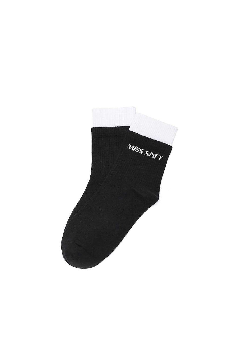 Zubehor | Miss Sixty Elastische, Leichte Sportsocken Aus Baumwolle Schwarz