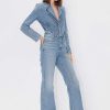 Jeans | Miss Sixty Vintage Jeans-Jumpsuit Hellblau