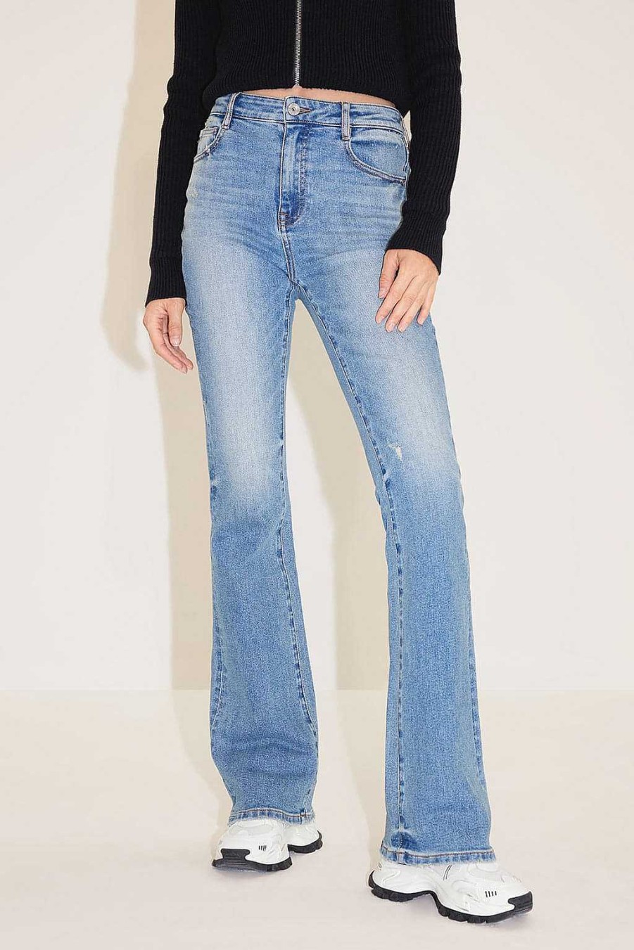 Jeans | Miss Sixty Vintage Schlagjeans Mittelblau