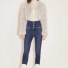 Jeans | Miss Sixty Schlankmachende, Warme, Mit Fleece Gefutterte Jeans Mit Super-High-Waist-Jeans Tiefes Blau