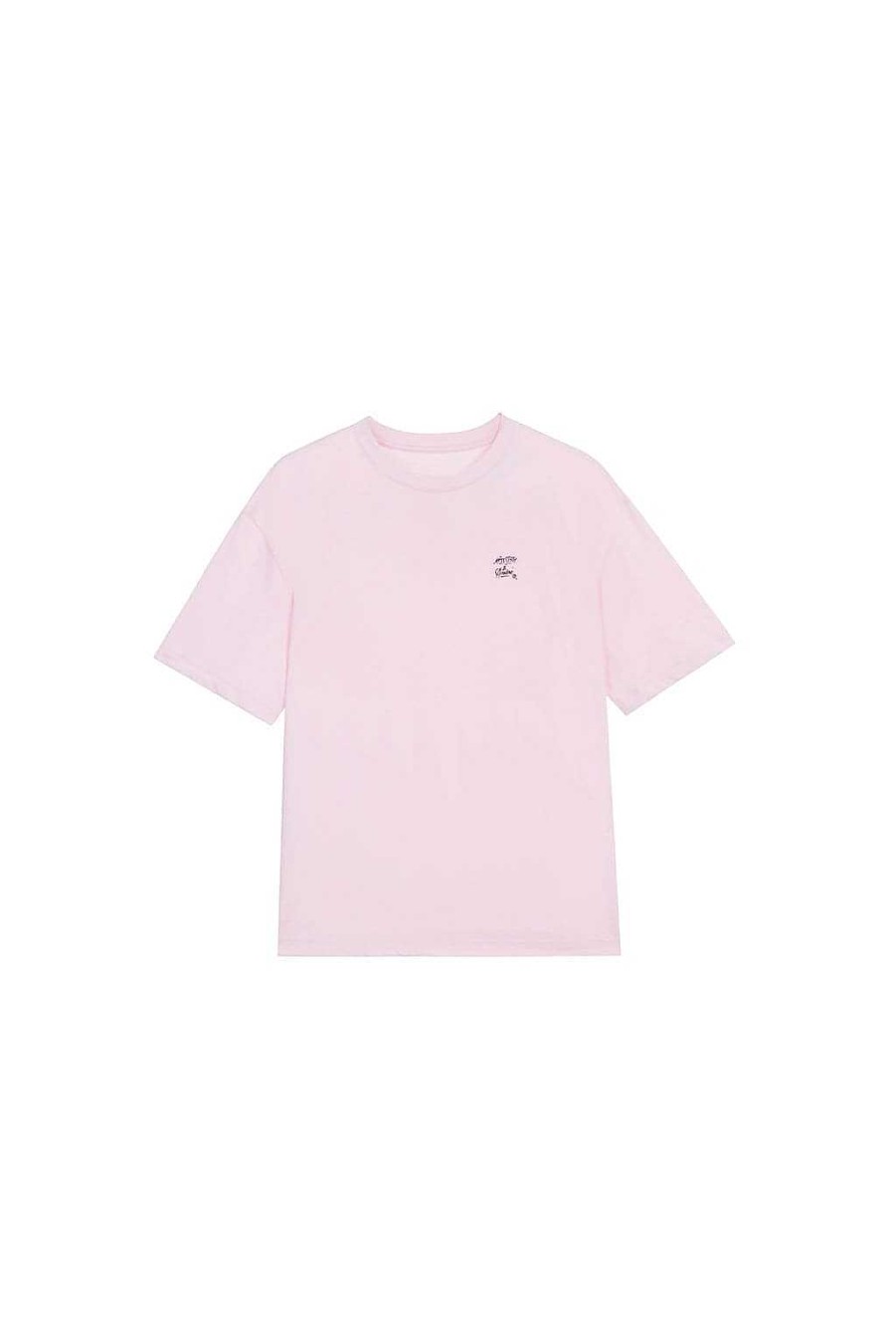 Oberteile | Miss Sixty Miss Sixty X Andre Saraiva Capsule Collection T-Shirt Mit Kontrastdruck Baby Pink