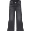 Jeans | Miss Sixty Schwarze Und Graue Jeans Mit Doppelter Taille Schwarzer Nebel