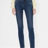 Jeans | Miss Sixty Super-High-Rise-Fleece-Rohrenjeans Mit Vier Knopfen Blau